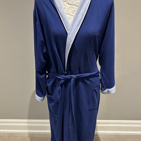 Claudel Other - Elegant Navy Blue Women's Robe